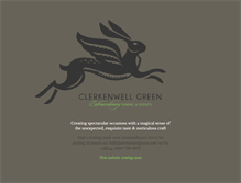 Tablet Screenshot of clerkenwellgreen.com